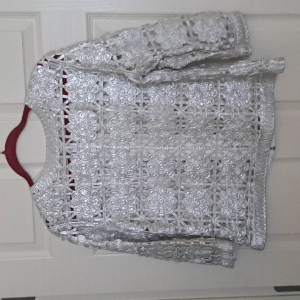 Chicos Lace Jacket - Picture 3 of 7